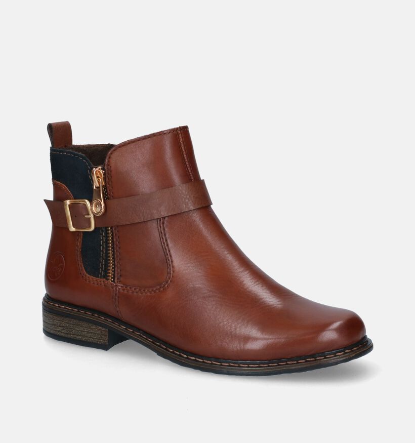 Rieker Bottines basses en Cognac pour femmes (328431)