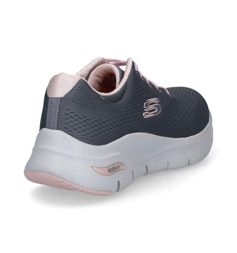 Skechers Arch Fit Big Appeal Baskets en Rose pour femmes (318170) - pour semelles orthopédiques