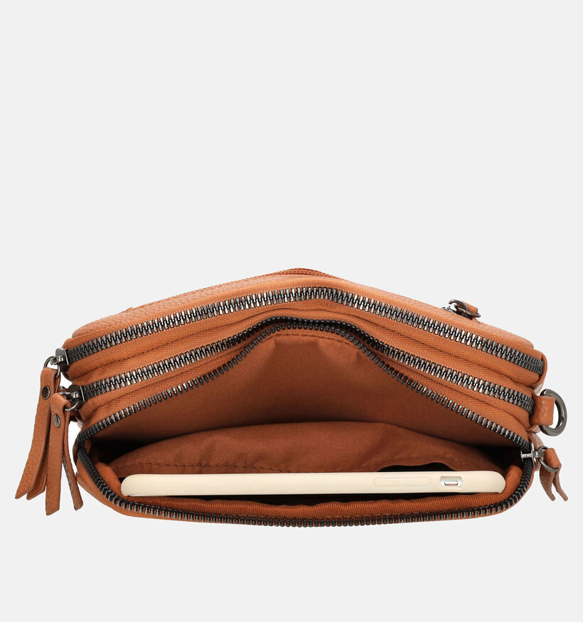 Charm London Cognac Crossbody tas voor dames (358936)