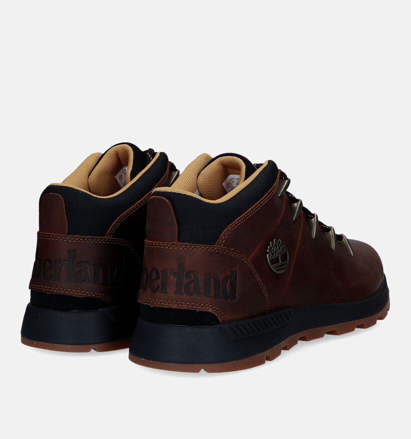 Timberland Sprint Trekker Mid Bottines en Brun pour hommes (328639) - pour semelles orthopédiques