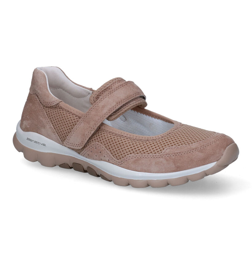 Gabor Rollingsoft Kaki Ballerina's in nubuck (308437)