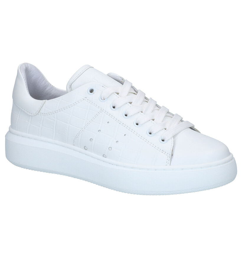 Tango Ingeborg Witte Veterschoenen in leer (298481)