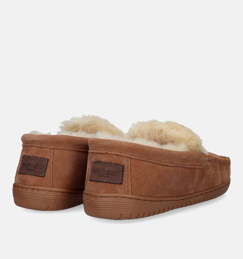 Warmbat Grizzly Donkerbruine Pantoffels voor heren (363337)