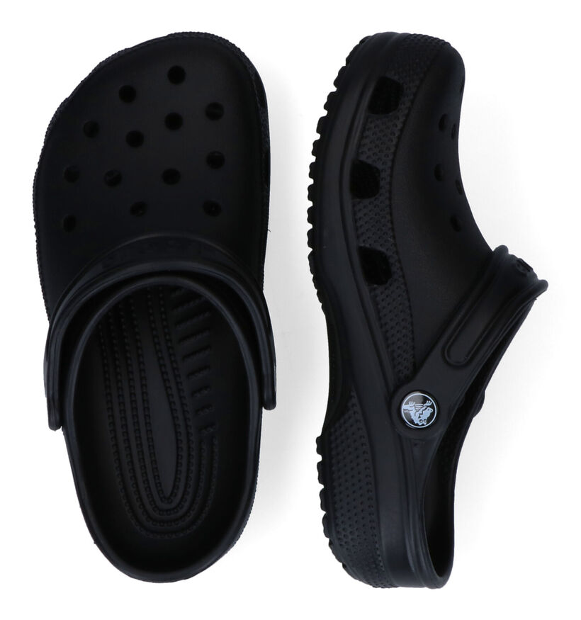 Crocs Classic Clog Nu-pieds en Noir pour garçons (307770)