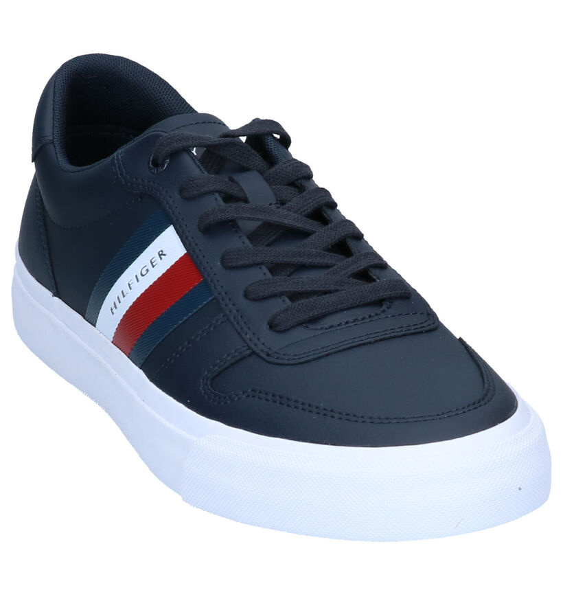 Tommy Hilfiger Core Blauwe Sneakers in leer (293054)