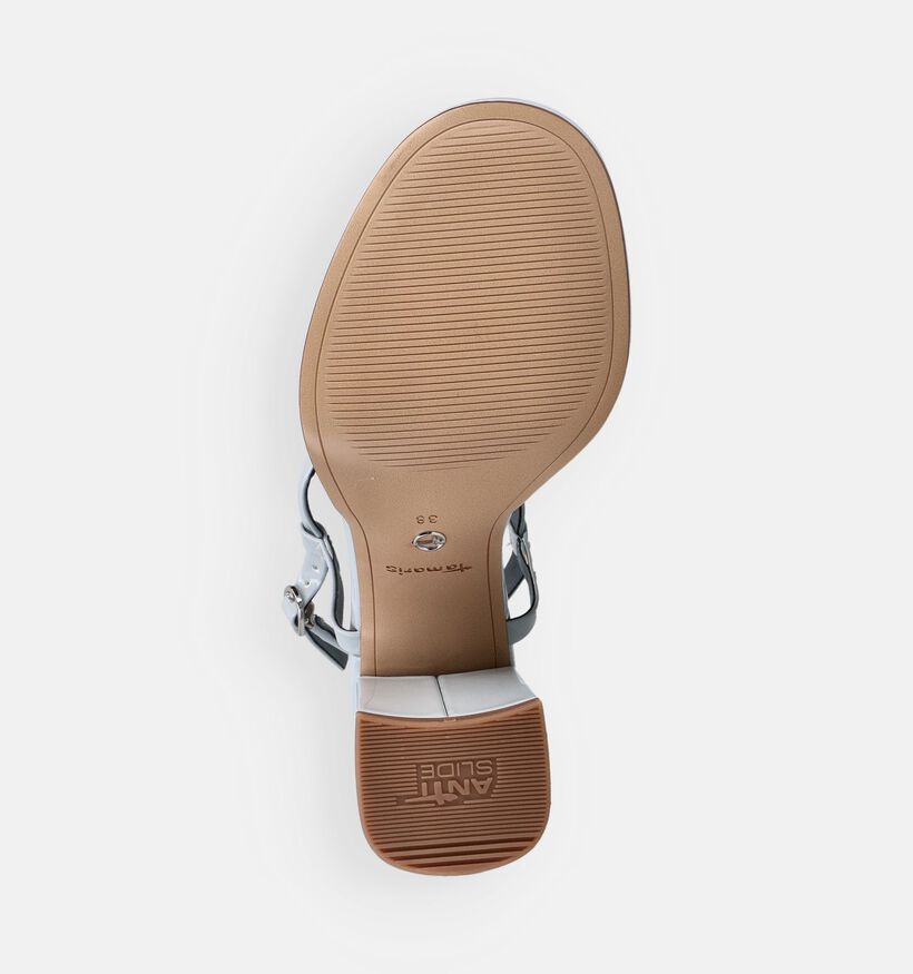 Tamaris Sandales &agrave; talons en Bleu clair pour femmes (371792)
