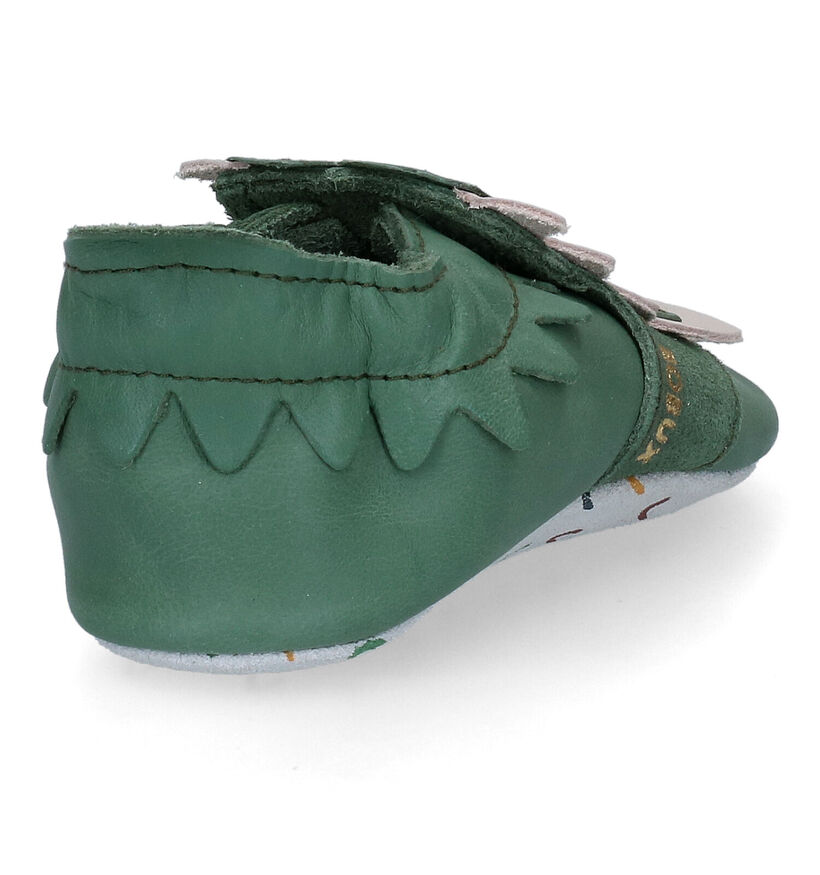 Bobux Snap Chaussons en Vert pour garçons, filles (330699)