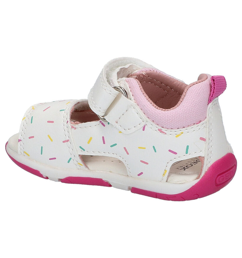 Geox Tapuz Witte Sandalen voor meisjes (286951)