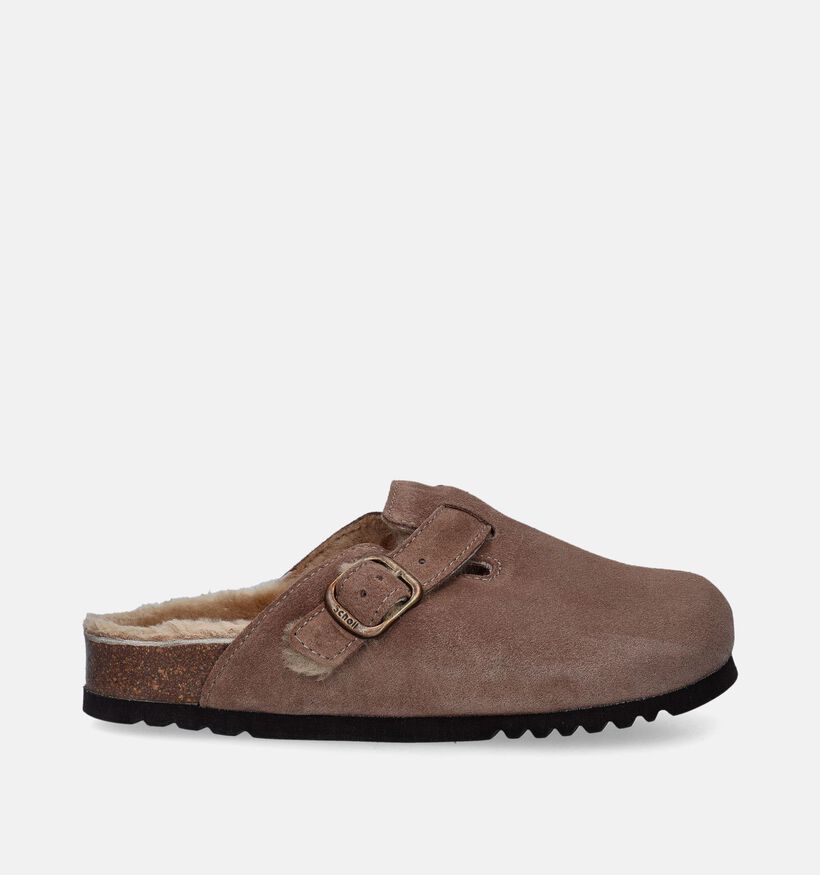 Scholl Fae New F Taupe Pantoffels voor dames (348855)