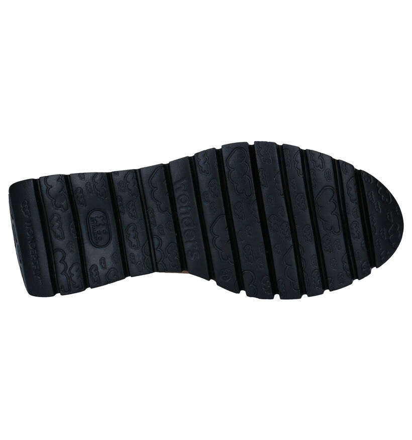 Wonders Naturel Hoge Veterschoenen in leer (298916)