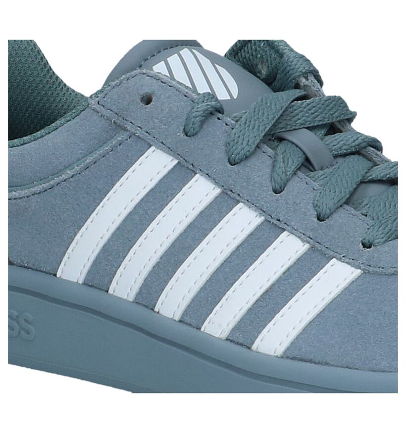 K-Swiss Court Cheswick Licht Grijze Sneakers in daim (225411)