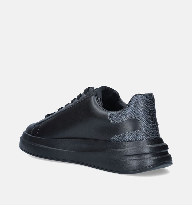 Guess Elba Zwarte Veterschoenen voor heren (350440) - geschikt voor steunzolen