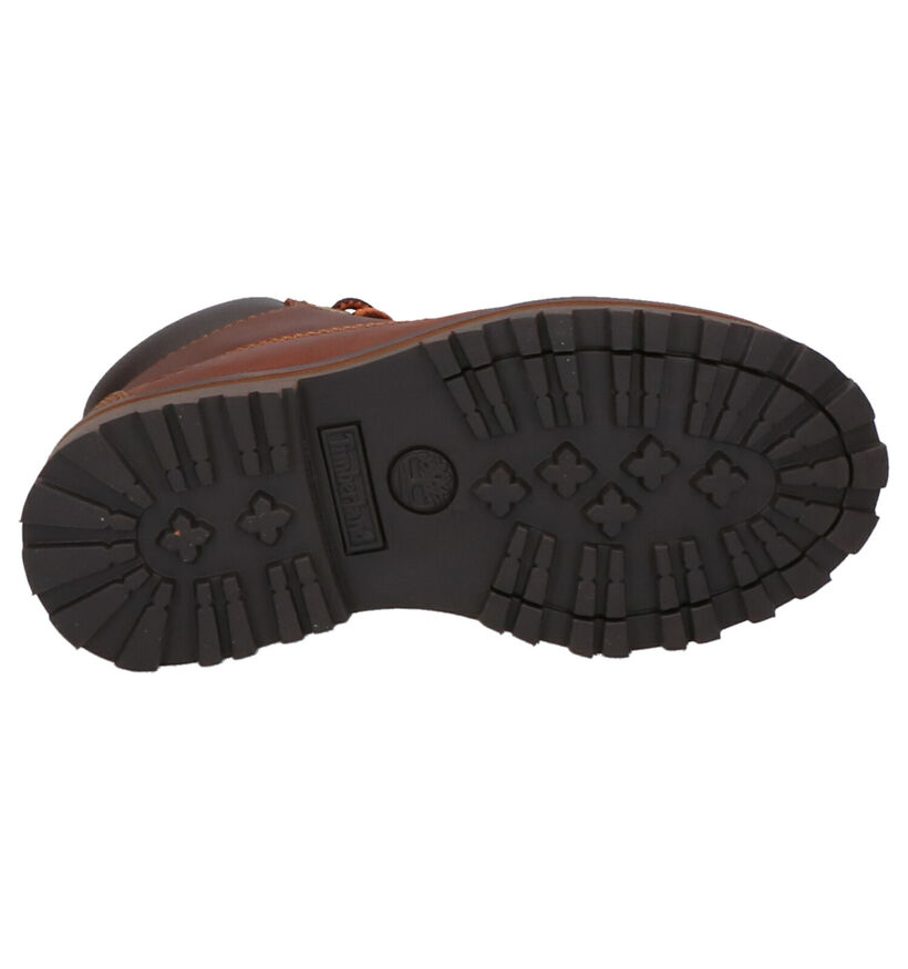 Timberland Courma Kid 6 inch Bottines en Marron pour filles, garçons (329077) - pour semelles orthopédiques