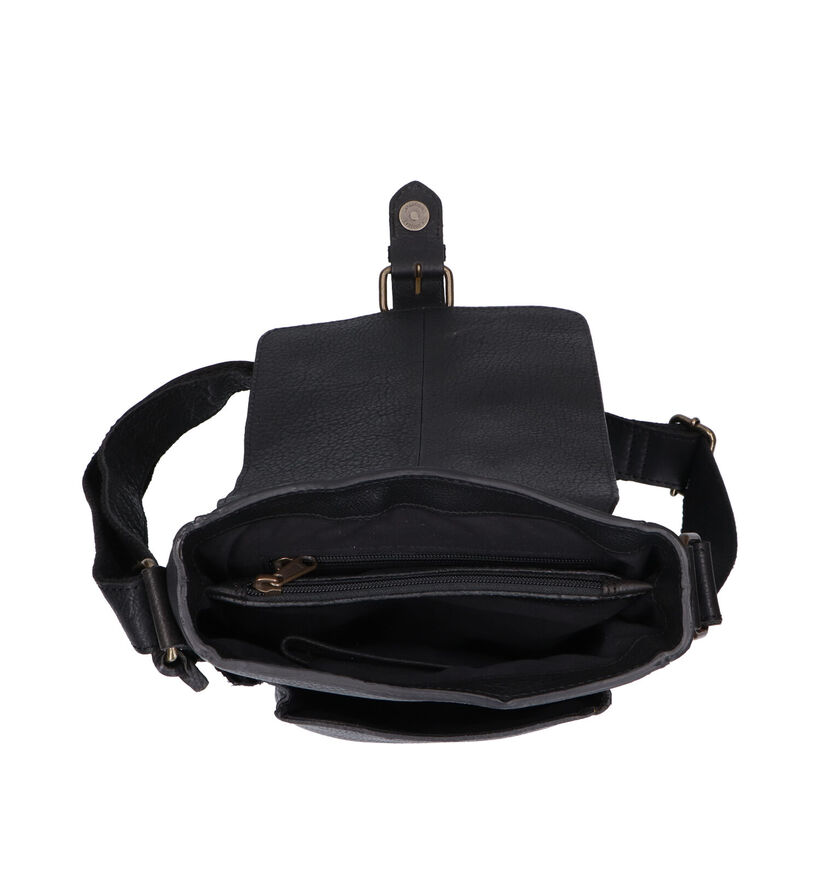 Burkely Ranger Sac porté croisé en Noir en cuir (312239)