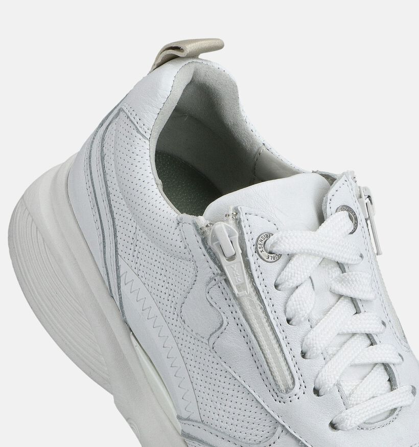 Xsensible Stretchwalker Baskets en Blanc pour femmes (373014) - pour semelles orthop&eacute;diques