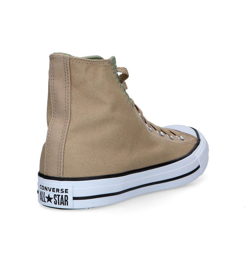 Converse Chuck Taylor All Star Hi Baskets en Taupe pour hommes (325519)