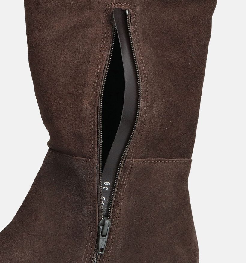 Laurent David 2 Junge Bottes hautes en Marron pour femmes (365073)