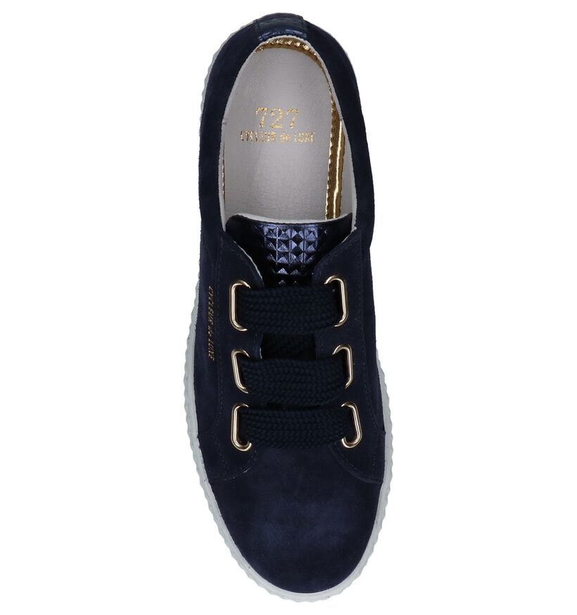 Cycleur de Luxe Donkerblauwe Sneakers, , pdp
