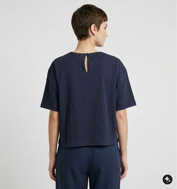 Minuit T-shirts Blauw