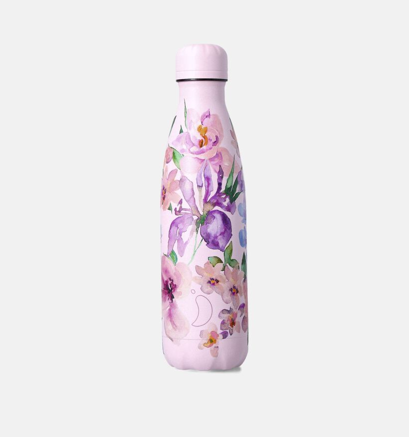 Chilly's Floral Bottle 500ML Gourde en Rose pour femmes, filles (365560)