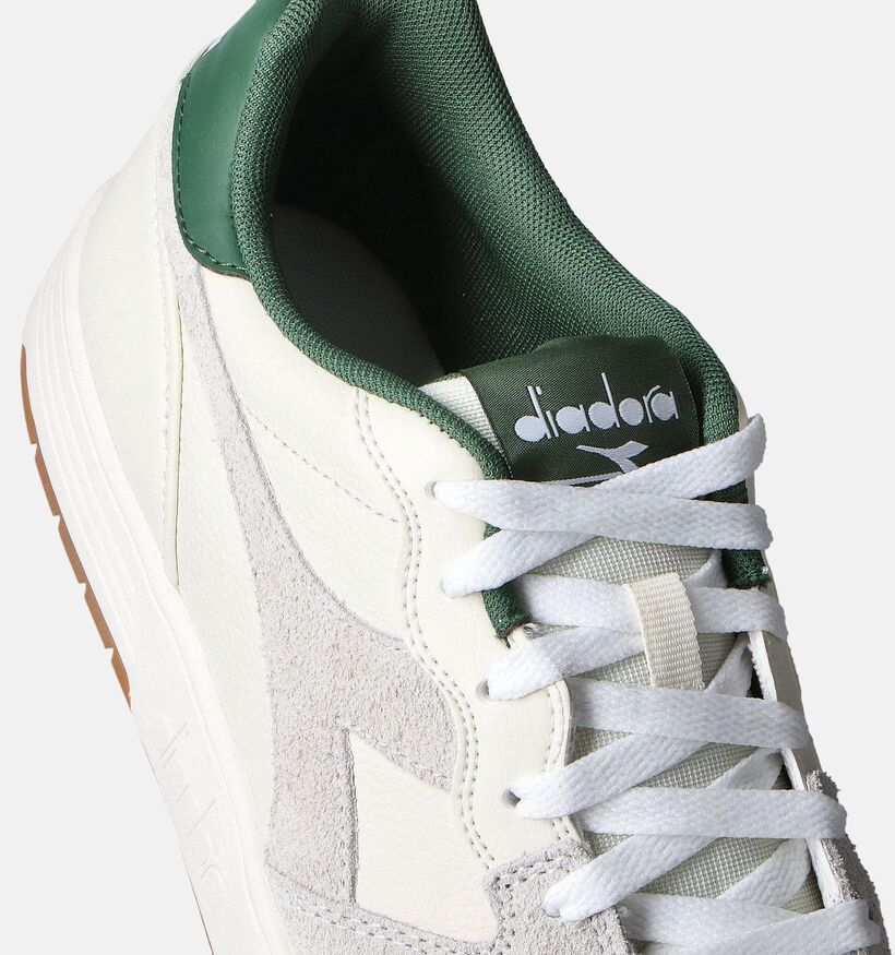 Diadora Deuce Baskets en Blanc pour hommes (350812)