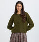 Fransa Bela Gilet en Vert fonc&eacute; pour femmes (379935)