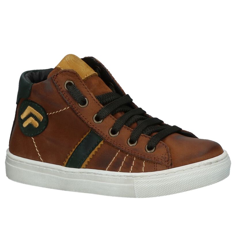 Hampton Bays Chaussures hautes en Cognac en cuir (224120)