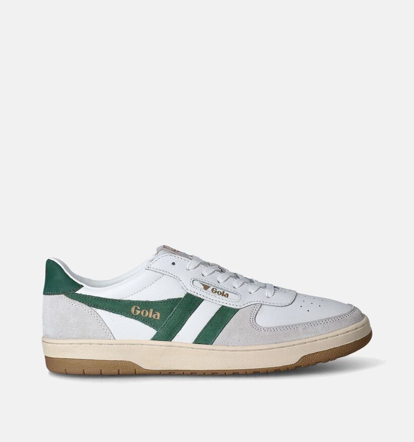 Gola Hawk CLB336 Baskets en Blanc pour hommes (352804) - pour semelles orthopédiques