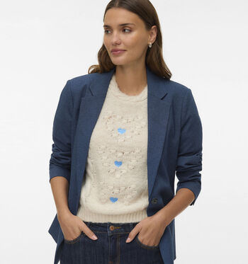Vero Moda Vesten Blauw