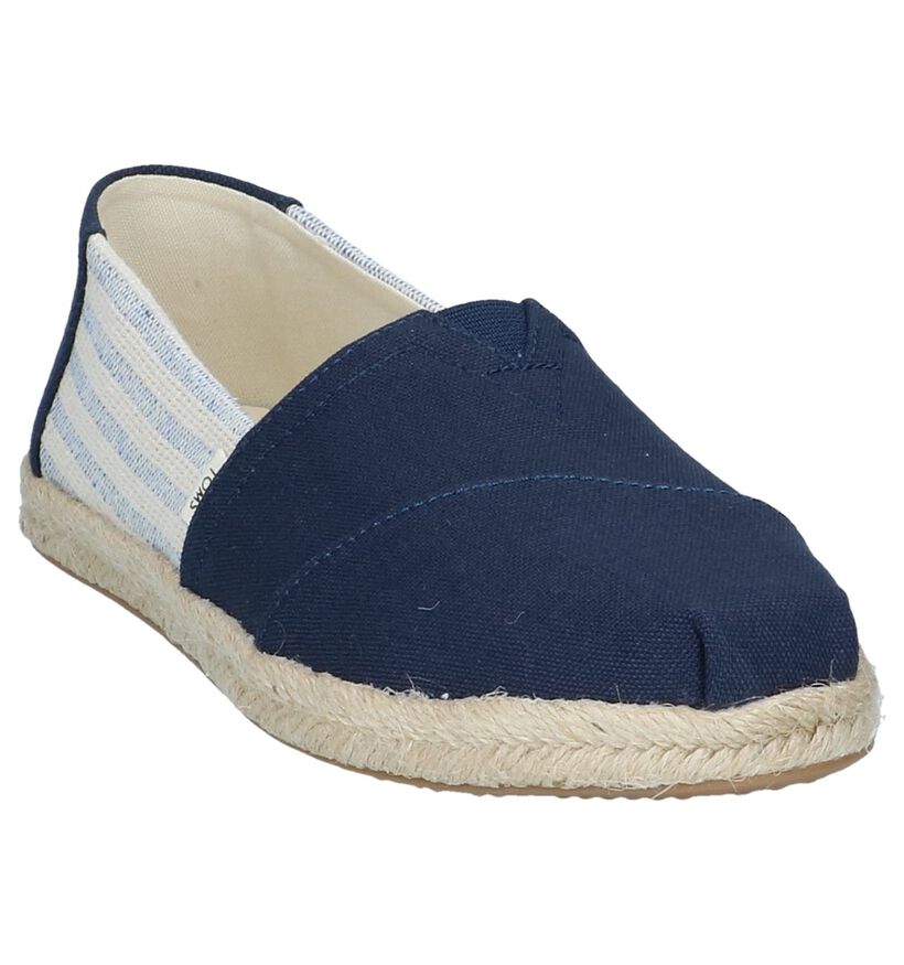 Toms Alpargata  Espadrilles en Gris en textile (269359)