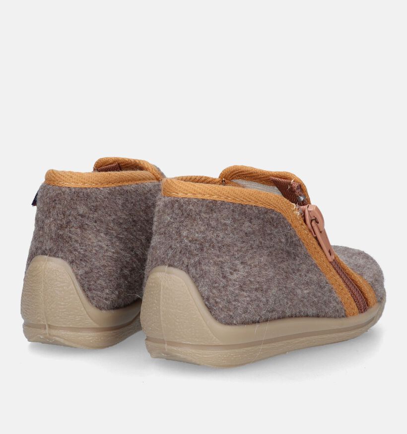 Bellamy Alpha Beige Pantoffels voor jongens, meisjes (332453)