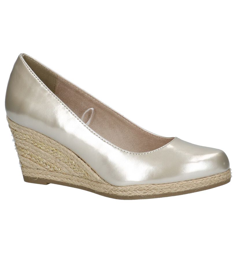 Gouden Pumps met Sleehak Marco Tozzi in imitatieleer (214440)