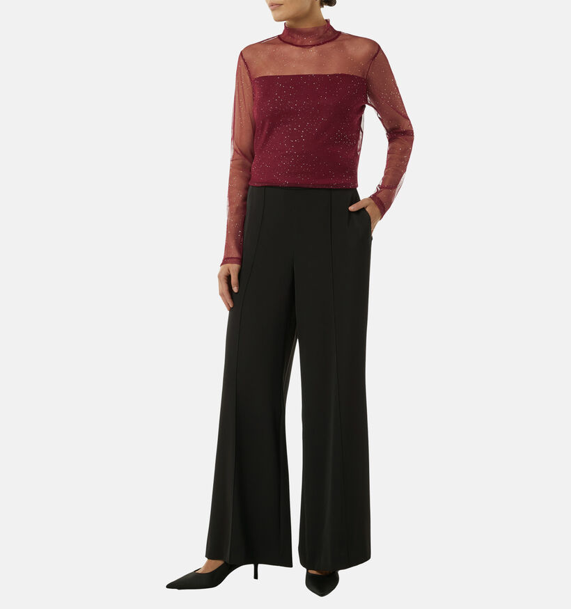 comma Bordeaux Blouse voor dames (350024)