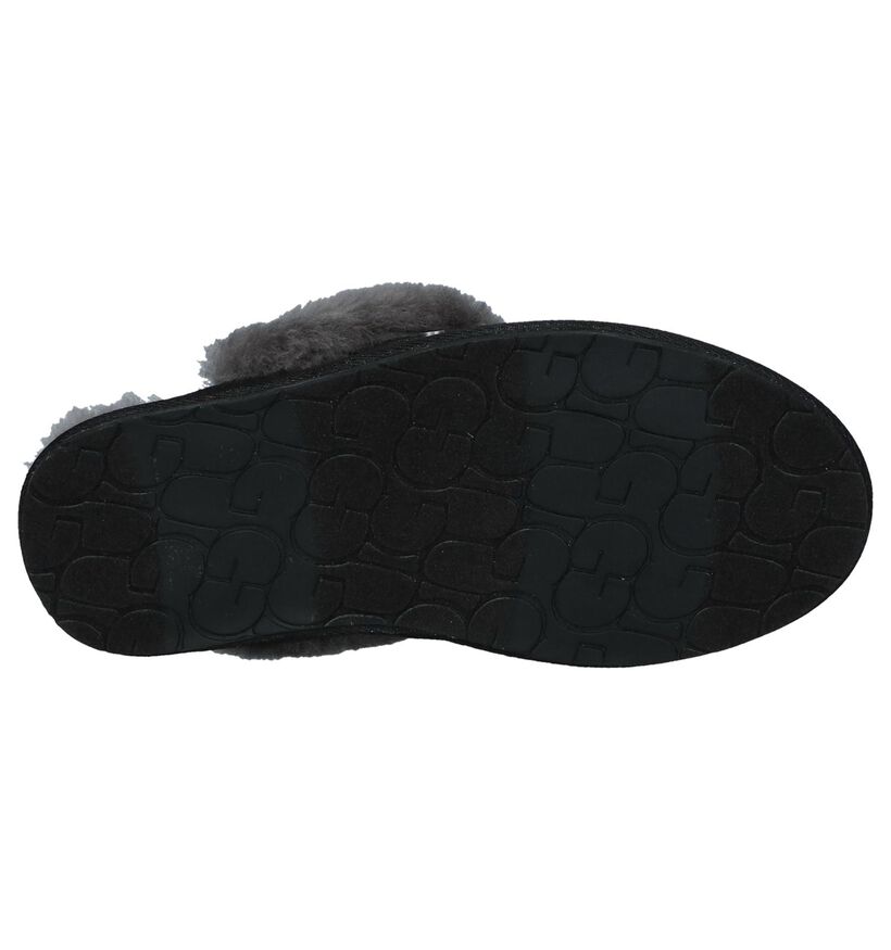 UGG Pantoufles ouvertes en Noir en textile (223527)