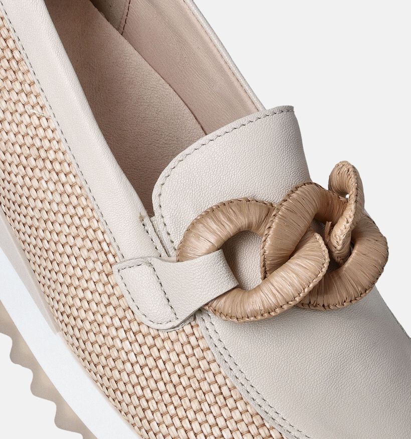 Gabor Best Fitting Mocassins en Beige pour femmes (352064) - pour semelles orthopédiques