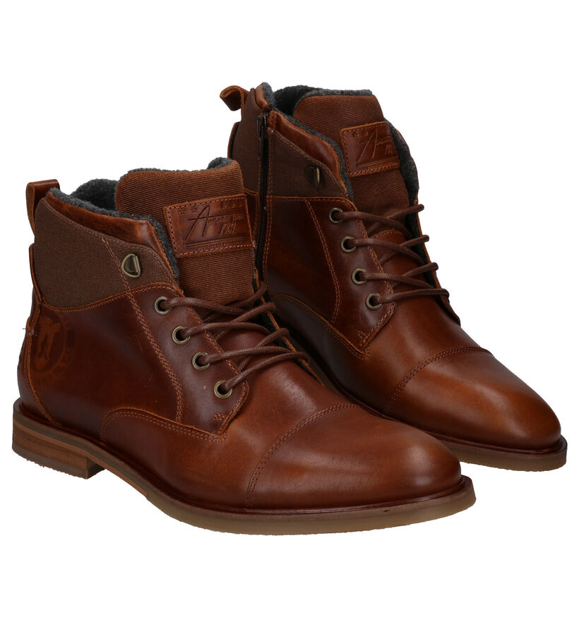 Bullboxer Chaussures hautes en Cognac en cuir (279119)