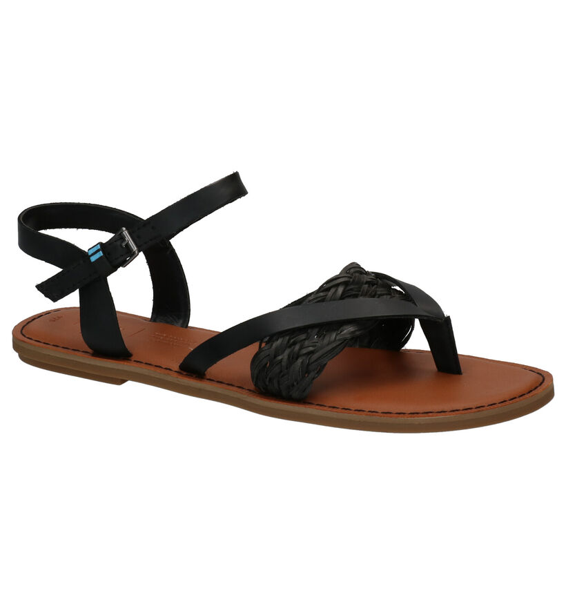 Toms Lexie Zwarte Sandalen in kunstleer (269357)