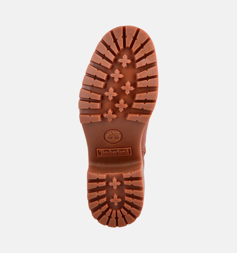 Timberland Stone Heights Mid Chelsea Bottines en Cognac pour femmes (376188) - pour semelles orthop&eacute;diques