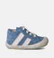 Naturino Macks 2 Suede Blauwe Babyschoenen voor jongens (359958) - geschikt voor steunzolen