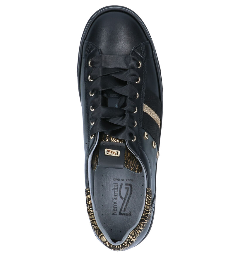 NeroGiardini Chaussures à lacets en Noir en cuir (262503)