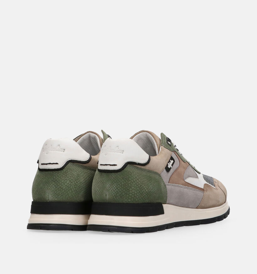 Australian Tiago Chaussures &agrave; lacets en Vert pour hommes (369704) - pour semelles orthop&eacute;diques