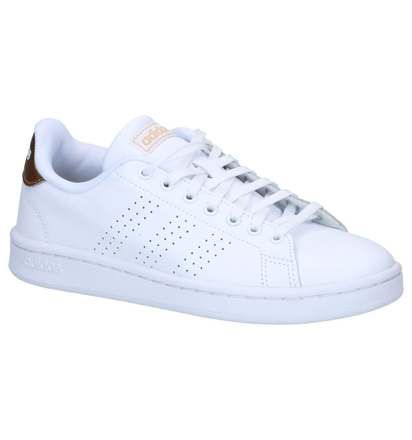 adidas Advantage Witte Sneakers in kunstleer (284790)