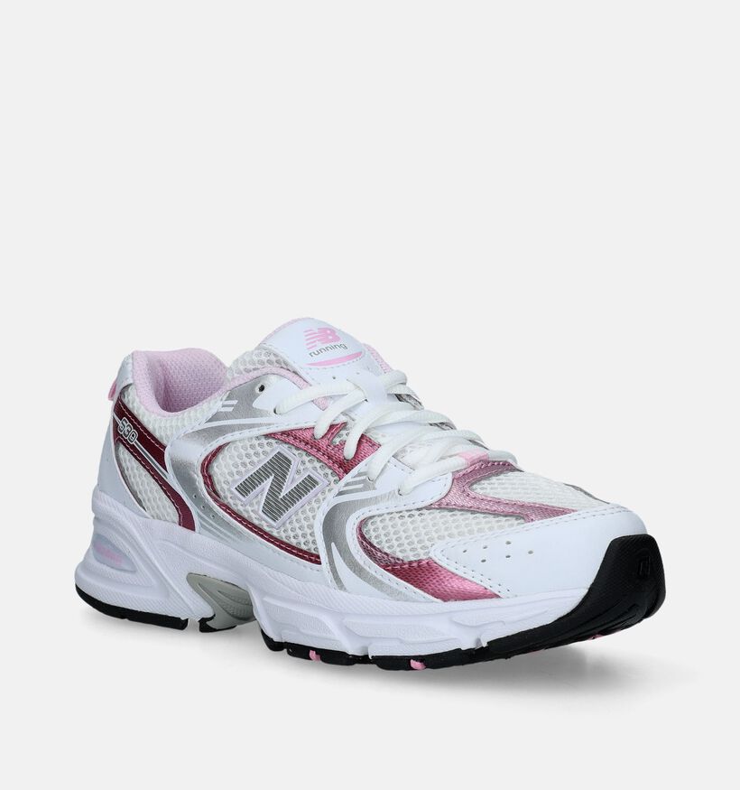 New Balance GR 530 Baskets en Blanc pour filles (340452) - pour semelles orthopédiques