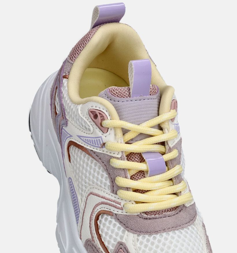 Posh by Poelman Witte/Colorblock Sneakers voor meisjes (370773) - geschikt voor steunzolen