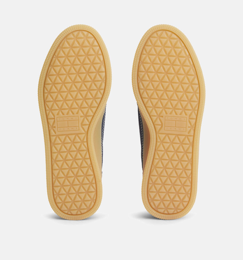 Tommy Hilfiger The Greenwich Edge Suede Baskets casual en Bleu Fonc&eacute; pour femmes (374895) - pour semelles orthop&eacute;diques