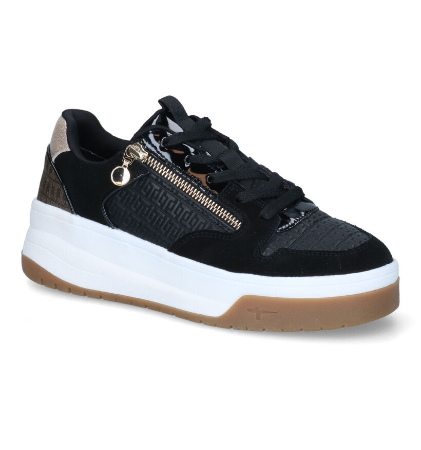 Tamaris Baskets casual en Noir en cuir (313140)