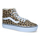 Vans Filmore Hi Platform Zwarte Sneakers in kunstleer (312595)