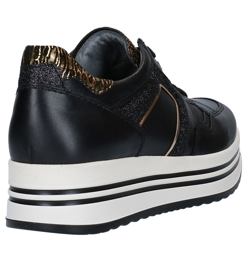 NeroGiardini Chaussures à lacets en Noir en cuir (283478)
