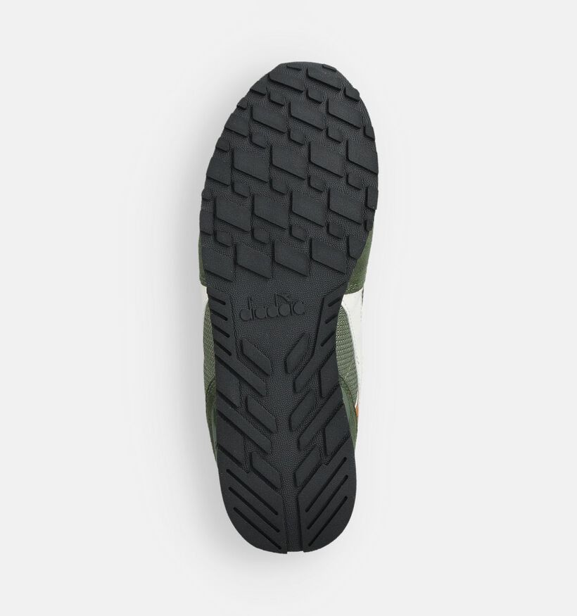Diadora Camaro M2 Baskets en Vert kaki pour hommes (361378) - pour semelles orthopédiques