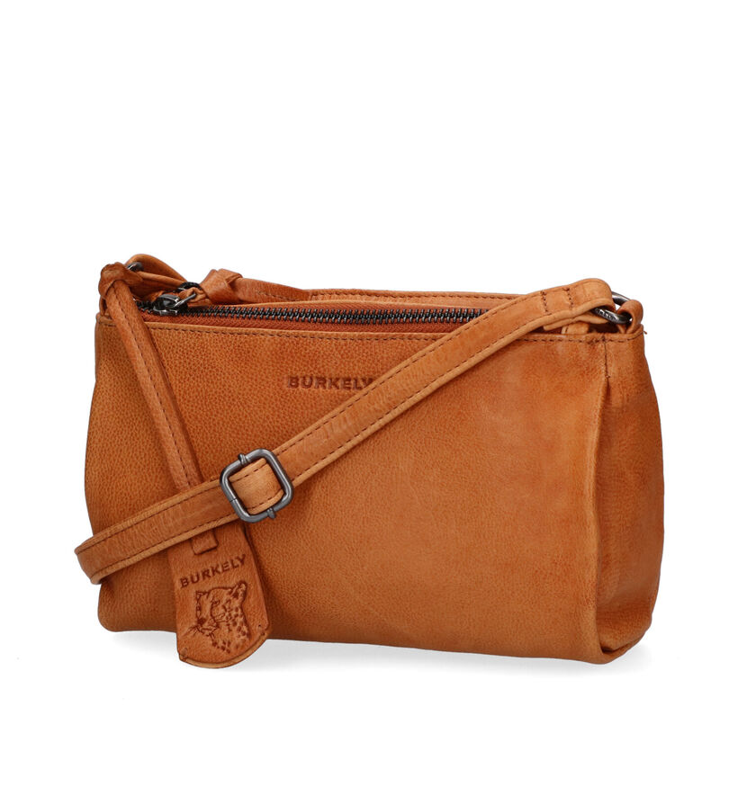 Burkely Just Jolie Kaki Crossbody Tas in leer (309193)